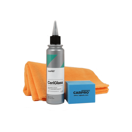 CarPro Ceriglass Polish αλοιφή τζαμιών  Kit 150ML