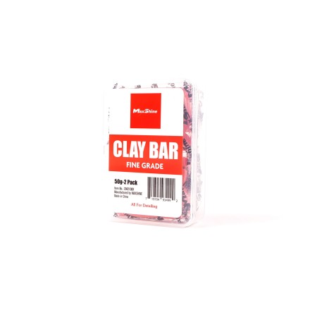 Maxshine Detailing ClayBar Fine 2X50gr Without Abrasive Πηλος Καθαρισμου Μαλακος