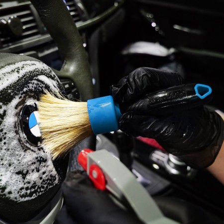 Maxshine Detailing Brush Boar Hair Short Πινελο Καθαρισμου Κοντης Τριχας Καπρου