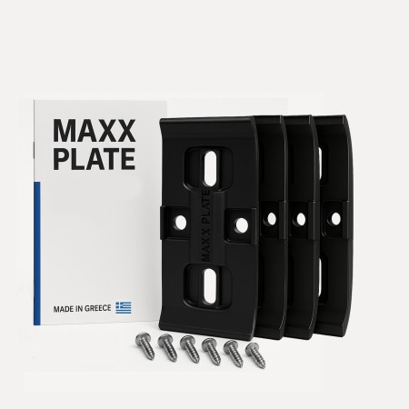 Maxx Plate Πρωτοποριακα Πλαισια Πινακιδας Σετ για 2 Πινακιδες