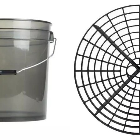 Wash Bucket With Gritt Guard 13LT Κουβας Πλυσιματος Οχημάτων με Σιτα