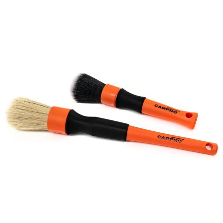 CarPro Detailing Brush Set 2pieces Σετ Πινέλων Καθαρισμού Αυτοκινήτου 2Τεμ.