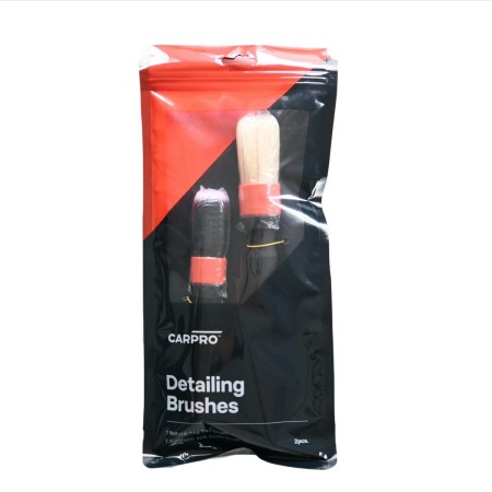 CarPro Detailing Brush Set 2pieces Σετ Πινέλων Καθαρισμού Αυτοκινήτου 2Τεμ.
