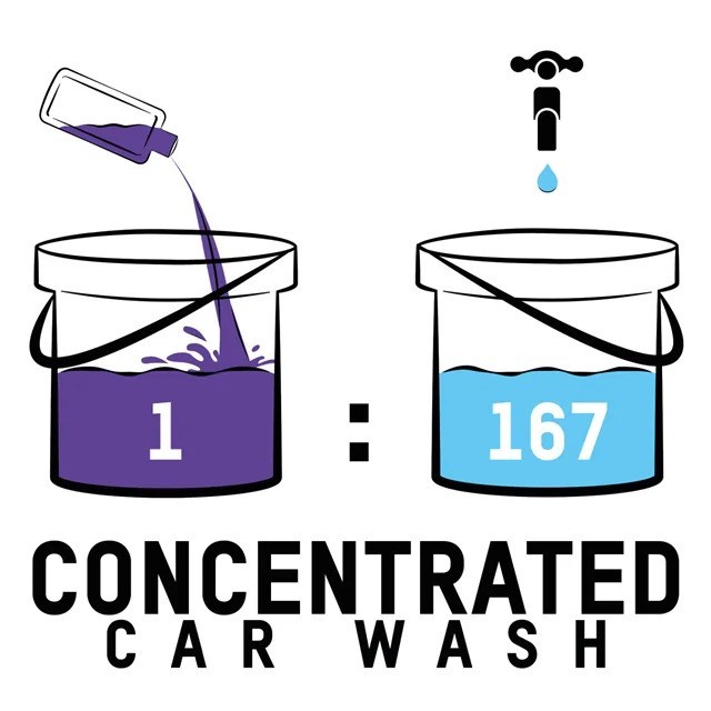 ValetPro Concentrated Car Wash 1L  Συμπυκνωμενο Σαμπουαν Πλυσιματος Οχηματων