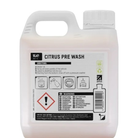 ValetPro Citrus Pre Wash 1LT Προπλυση για Αφαιρεση Traffic Film και Εντόμων