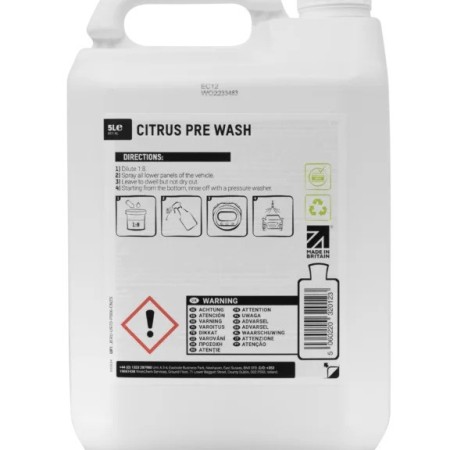 ValetPro Citrus Pre Wash 5Lt  Προπλυση για Αφαιρεση Traffic Film και Εντόμων